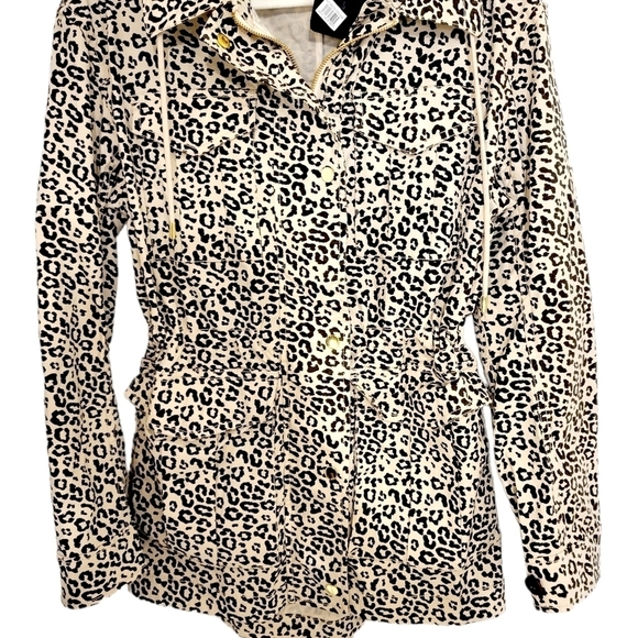NWT ATM Lunar Combo Leopard Print Field Jacket - Picture 4 of 8
